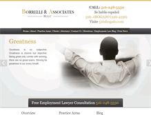 Tablet Screenshot of employmentlawyernewyork.com